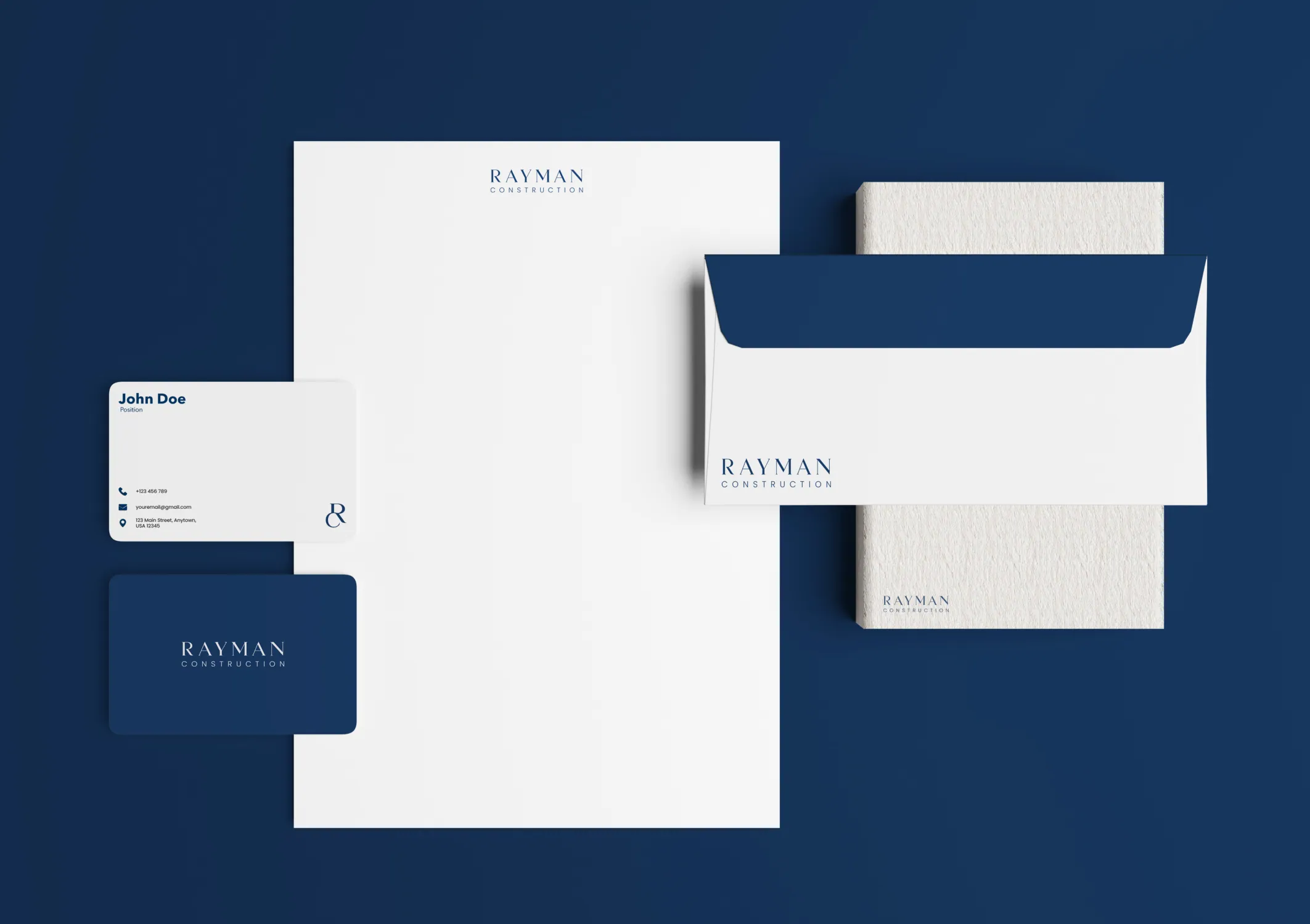 Rayman Construction brand identity 2